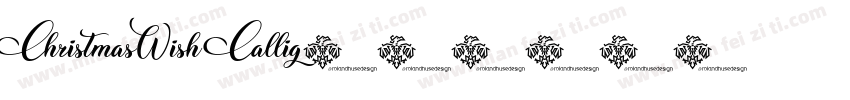 ChristmasWish Callig字体转换